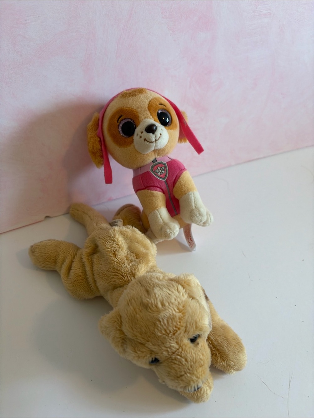 Skye paw patrol beanie boo + Labrador soft plush